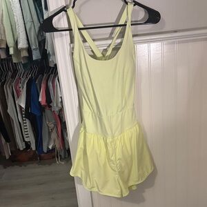 Yellow Sleeveless Romper